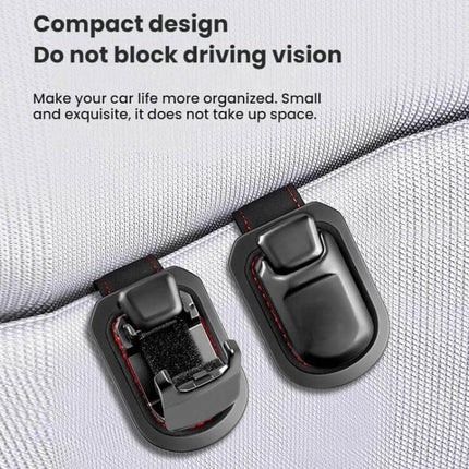 Car Sun Visor Glasses Holder Snap On Design For Quick Access - compact suede zinc alloy clip keeps sunglasses safe and within easy reach