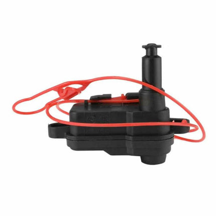 Fuel Cap Release Lock Actuator Replacement For Audi Vehicles black plastic actuator with red tether replacement part