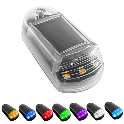 Solar-Powered Roof Warning Light - Yellow For Trucks - waterproof solar beacon for fleet, service and construction truck roofs, cordless roof warning light