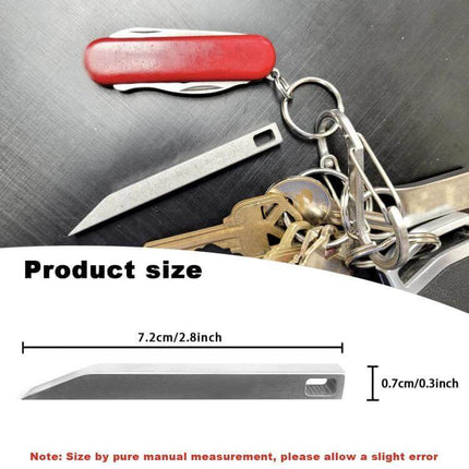 Portable Crowbar Keychain Tool With Bottle Opener For Everyday Use stainless steel 7.2x0.7in keyring pry bottle opener multi tool