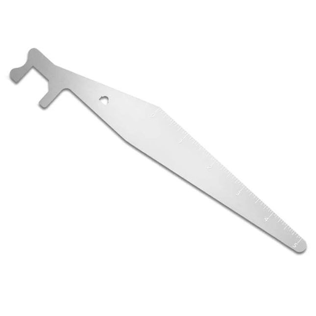 Door Gap Crowbar Multi Tool For Everyday Home Tasks - compact 304 stainless steel crowbar, nail puller, bottle opener, lightweight 32g
