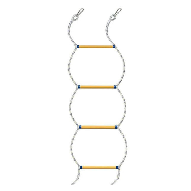Resin Training Rope Ladder For Boat Climbing 1m Everyday Use – 4-step UV-resistant resin rungs and heavy-duty rope for easy boat re-entry