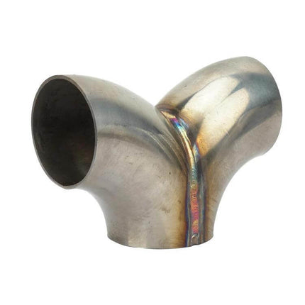 Y-Type Three-Way Exhaust Pipe Connector 51/57/63/76mm stainless steel 304 Y-branch for custom car SUV motorcycle truck exhaust