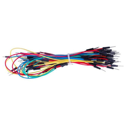 Breadboard Kit with 830 Holes, Power Module and Jumper Wires — colorful male-to-male jumper wires bundle for prototyping (Arduino, Raspberry Pi)