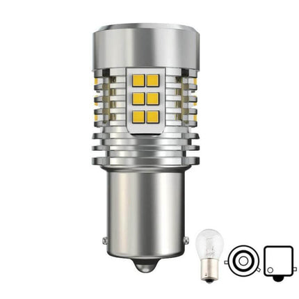 Automotive LED Turn Signal Light With Fan For Cars - aluminum housing plug-and-play 12-24V LED bulb