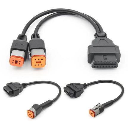 Harley Davidson Cable Adapter for Everyday Motorcycle Rides - OBDII connector cable for on‑road diagnostics and routine maintenance