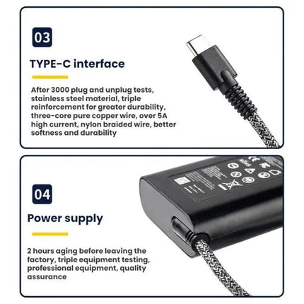 USB-C Power Delivery Charger for HP Laptops and Devices | Syndmart