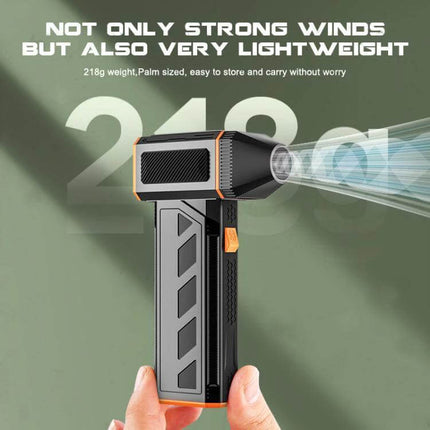 Versatile 3-Speed Brushless Fan for Everyday Indoor Cooling handheld compact palm-sized brushless fan showing one-touch speed and targeted airflow