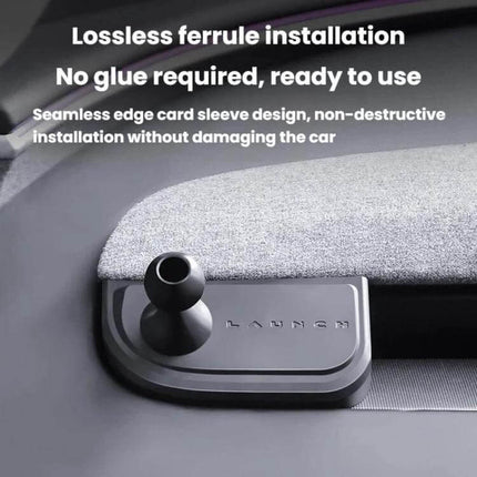 Phone Holder Dashboard Mount For Everyday In Car Use discreet rubidium magnetic ring mount on dashboard for navigation and one-handed access