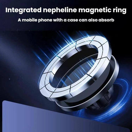 Phone Holder Dashboard Mount For Everyday In Car Use - integrated nepheline magnetic ring holds phone securely even with a case