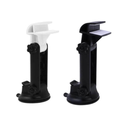 Starlink Mini Center Console Car Mount For Dashboard Use – adjustable ABS dashboard suction mount in black and white