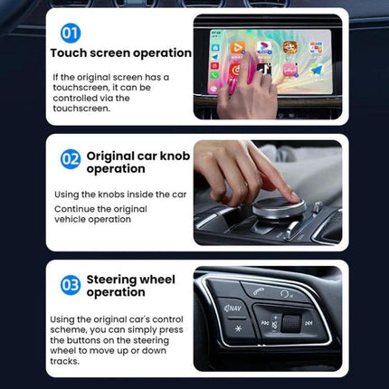 Wired To Wireless Car Infotainment Box For CarPlay Android Auto