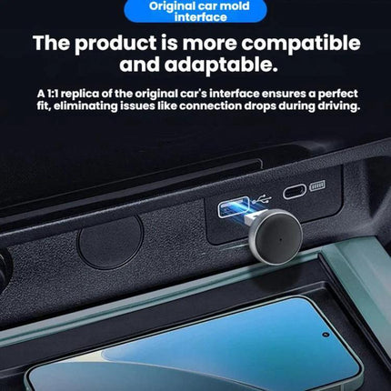 Wired To Wireless Car Infotainment Box For CarPlay Android Auto