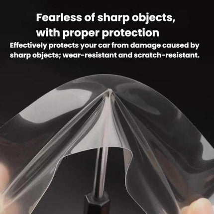 Tesla Model Y Central Control Panel Protective Film Transparent - clear TPU scratch-resistant cover for center console against sharp objects