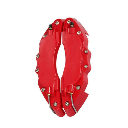 Brake Caliper Cover Kit High Temperature ABS Multi Color Set - red ABS caliper covers with heat-resistant adhesive, easy install, reduces dust, protects finish