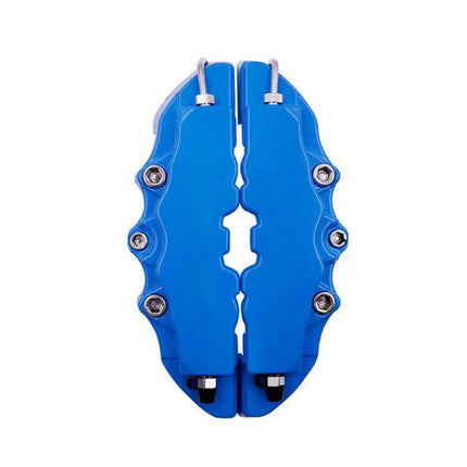 Brake Caliper Cover Kit High Temperature ABS Multi Color Set - blue ABS caliper covers with heat-resistant adhesive, easy install, dust protection