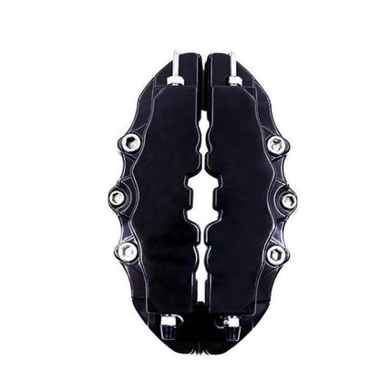 Brake Caliper Cover Kit High Temperature ABS Multi Color Set – black high-temp ABS caliper covers with heat-resistant adhesive, dust protection, easy install