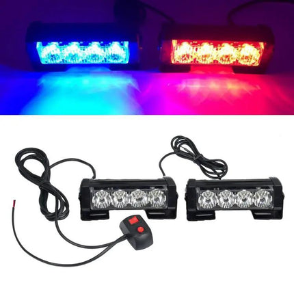 Car Modification LED Warning Lights 4 Light Module