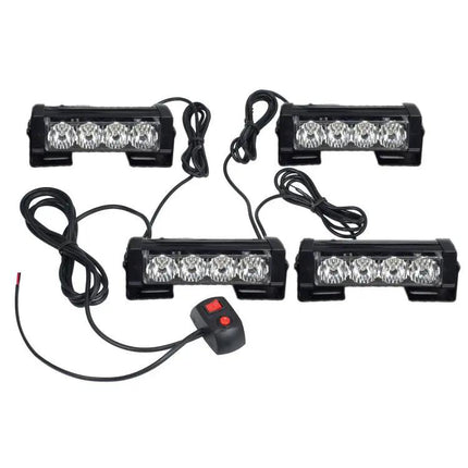 Car Modification LED Warning Lights 4 Light Module