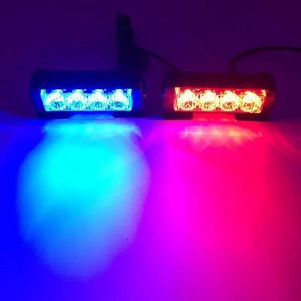 Car Modification LED Warning Lights 4 Light Module