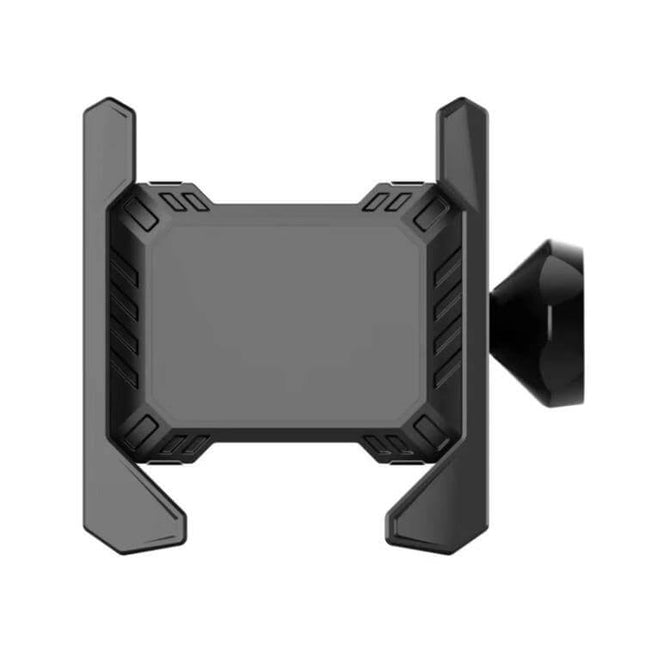 Bike Phone Mount Clip For Secure On-Bike Phone Grip black ABS silicone handlebar phone holder with stable clamp and 17 mm ball head compatibility