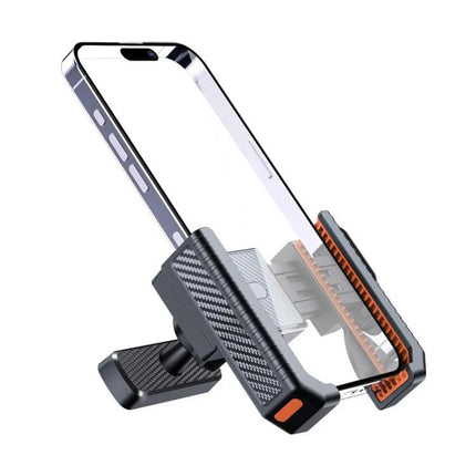 Universal Magnetic Phone Mount for Wall and Car Use shown holding smartphone in car or on wall for hands-free navigation and video