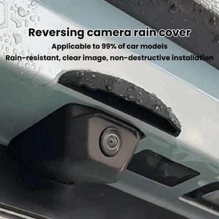 Silicone Rain Shield for Car Reverse Cameras, 10 Pack - waterproof silicone cover protecting backup camera lens from rain to ensure clear reversing vision