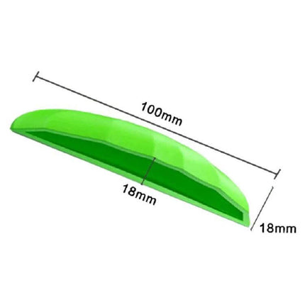 Silicone Rain Shield for Car Reverse Cameras, 10 Pack - green 100mm x 18mm silicone visor protecting backup camera lens from rain