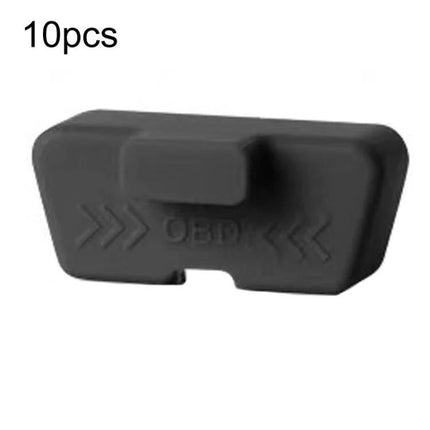 Keep Your Car's OBD Port Safe During Routine Maintenance silicone OBD port cover with ergonomic handle black protective cap
