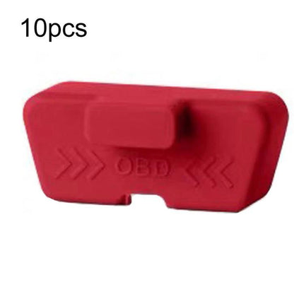 Keep Your Car's OBD Port Safe During Routine Maintenance - red silicone OBD port protective cover with ergonomic handle
