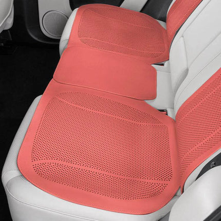 Breathable Car Seat Cushion For Everyday Comfort On The Go - ventilated red seat cover protects upholstery and adds airflow and support during drives