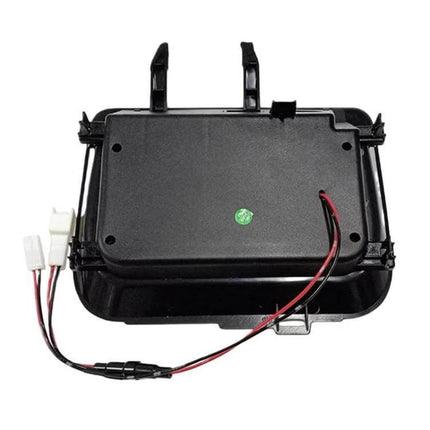 Wireless Car Charger With Digital Display For Everyday Driving black mounting module with wiring harness and connectors