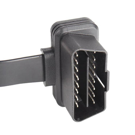 OBD2 Extension Cable for Everyday Vehicle Maintenance Tasks black 16-pin angled extension cable for easy diagnostic access