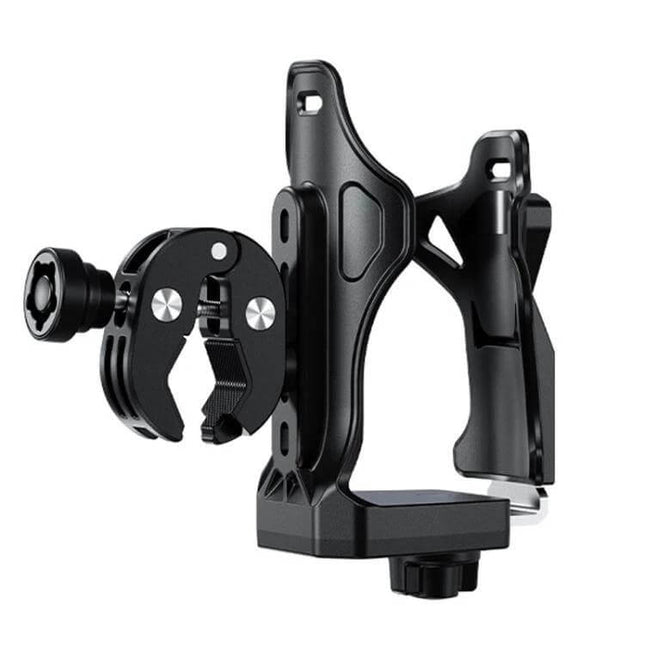 Bicycle Water Bottle Cage For Daily Use With Large Capacity - adjustable anti-theft clamp aluminum telescopic rod, 360° rotating secure mount