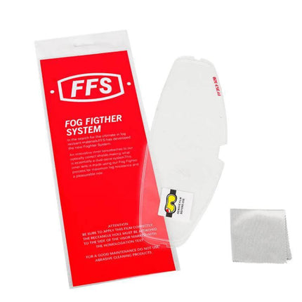 Motorcycle Helmet Anti-Fog Sticker 10.5x30cm For Clear Visibility - anti-fog visor film kit with cloth