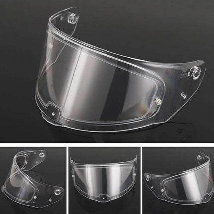Motorcycle Helmet Anti-Fog Sticker 10.5x30cm For Clear Visibility — clear visor film for winter riding and daily commutes