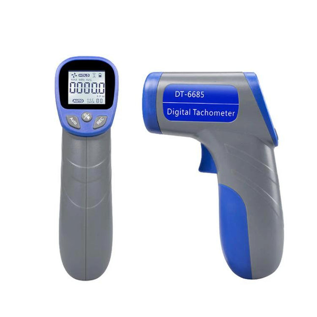 Handheld Laser Tachometer for Checking Motor Speeds Effectively - DT-6685 digital non-contact RPM meter