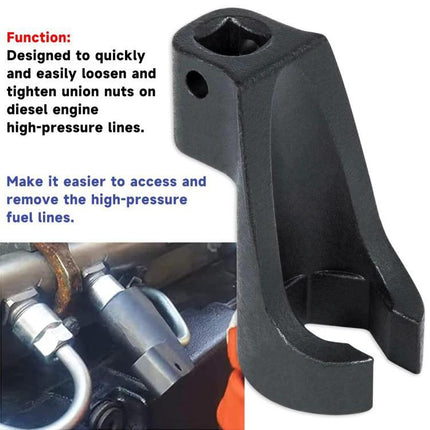 Handy Accessory for Routine Truck Maintenance Tasks 19mm high-pressure fuel line socket wrench for Detroit DD13 DD15 DD16