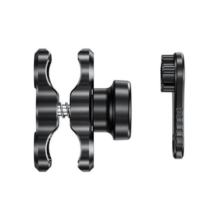 J5 Metal Clamp Arm Anti-Theft Phone Mount Heightening black aluminum clamp arm anti-theft lock close-up