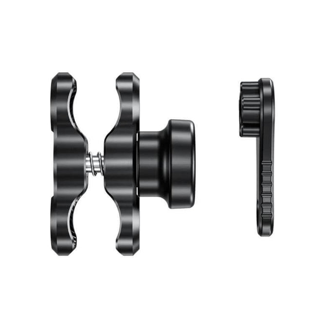 J5 Metal Clamp Arm Anti-Theft Phone Mount Heightening black aluminum clamp arm anti-theft lock close-up