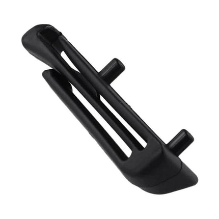 Seatbelt Hooks For Mitsubishi Pajero Replacement Kit - black direct-fit replacement hook showing original shape and mounting points