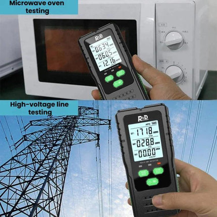 R&D Instruments RD630 Electromagnetic Radiation Detector for Wireless Signals measuring microwave oven and high-voltage line radiation