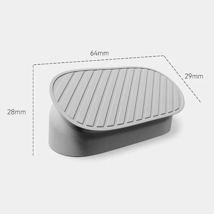 Leapmotor Passenger Side Silicone Plug For Sealing – gray molded plug with ribbed top and dimensions 64×29×28mm for B103 cavity protection