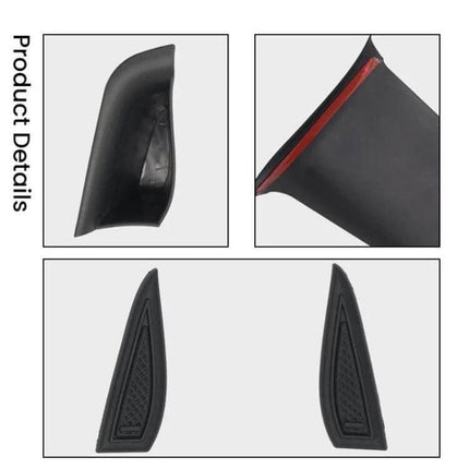 Leapmotor Car Door Armrest Storage Box (For 2024-2026) - ABS molded insert showing inner fit, red trim seal and non-slip pads, stores coins cards cables