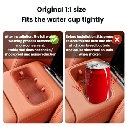 Water Bottle Silicone Pad For Front Armrest Car Use for 2026 Leapmotor C103 liquid silicone non-slip cup stabilizer