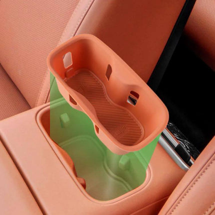 Water Bottle Silicone Pad For Front Armrest Car Use - orange liquid silicone cup stabilizer for 2026 Leapmotor C103 front armrest