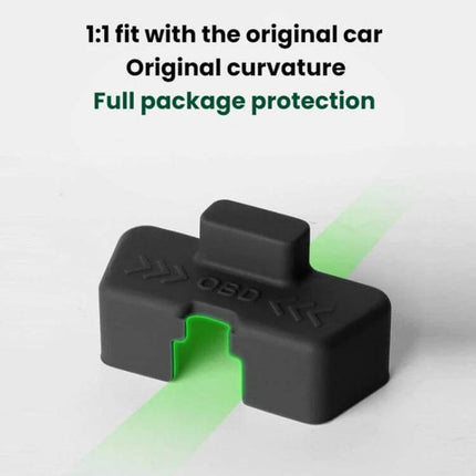 Leapmotor Silicone OBD Dust Cover For Vehicle Port black silicone slip-on OBD port protector, flexible durable dust cover