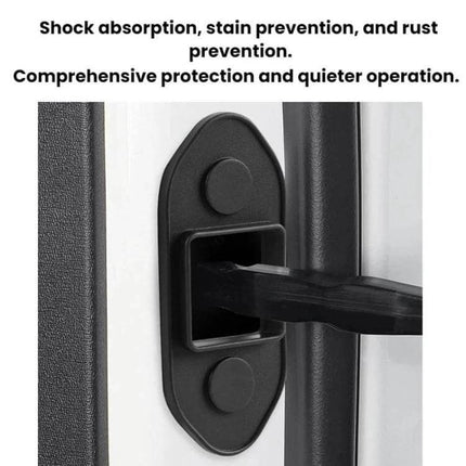 Silicone Door Limiter Covers For Leapmotor Vehicles 4 Pack - black silicone door limiter cover protecting car paint and preventing dings