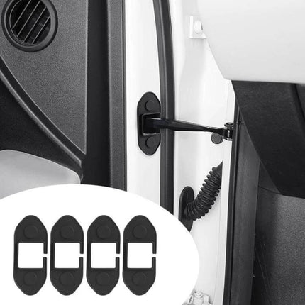 Silicone Door Limiter Covers For Leapmotor Vehicles 4 Pack protecting door limiter area from dings and paint scuffs, black silicone 4-pack