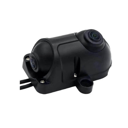 Truck Blind Spot HD Waterproof Reversing Camera with Night Vision mounted dual-lens truck blind-spot camera, durable waterproof housing, night vision